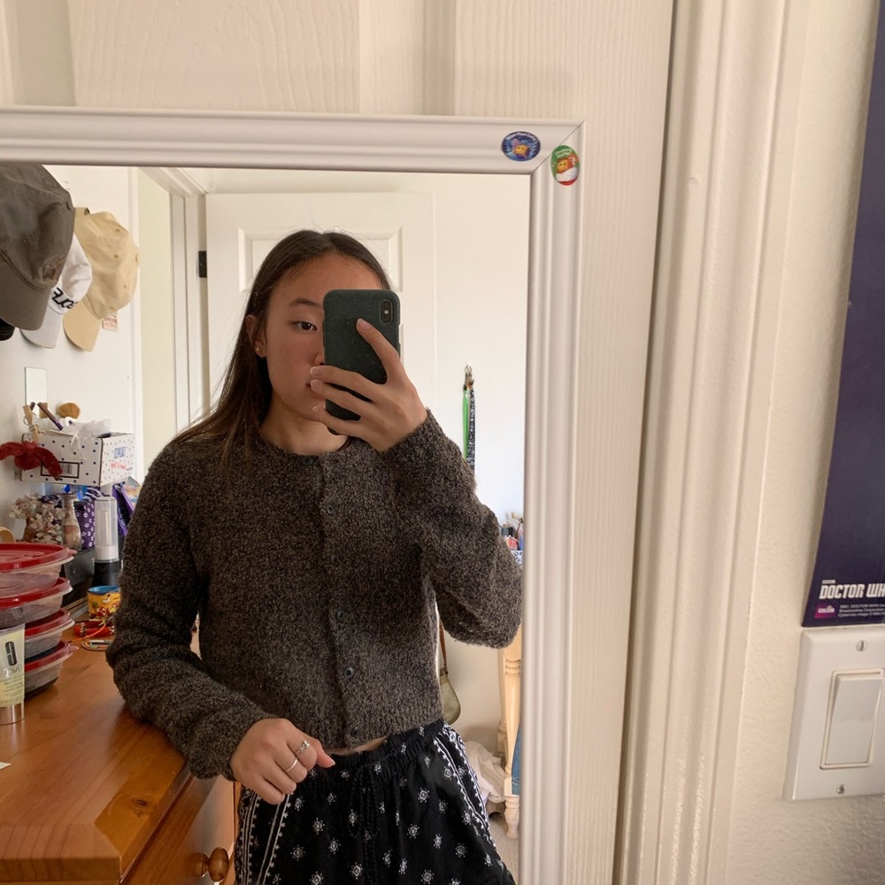 Cropped Wool Cardigan - Picture 2 of 3